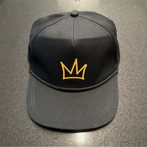Basquiat gold crown baseball cap hat - Brand new